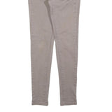 LEVI'S Womens Slim Beige Denim Slim Jeans W27 L29 Stylish Zip Fastening