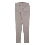 LEVI'S Womens Slim Beige Denim Slim Jeans W27 L29 Stylish Zip Fastening