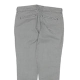 GAP Womens Cotton Blend Black Slim Tapered Trousers W32 L26 Patterned