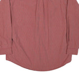 TOMMY HILFIGER Mens Red Check Shirt L Casual Cotton Blend Long Sleeve Button