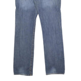 TRUE RELIGION Womens Regular Blue Denim Straight Jeans Cotton Blend W32 L33