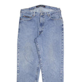 DKNY Mens Regular Fit Blue Denim Classic Jeans W34 L32 Zip Cotton Blend