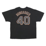 MAJESTIC Mens Black Giants Graphic T-Shirt 2XL Short Sleeve Crew Neck Bumgarner
