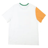 NIKE Mens White & Orange Basketball Graphic T-Shirt XL Short Sleeve Crew Neck