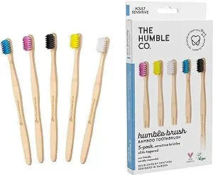 Family Pack - Bamboo toothbrush Flat Curved Adult – Ultra Soft - 5-pack