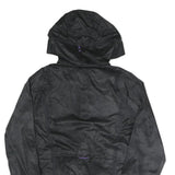 NEW BALANCE Womens Black Track Jacket XS Polyester Blend Woven Plain Zip Hooded