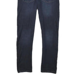NAUTICA Womens Regular Fit Straight Dark Blue Denim Jeans W28 L27 Classic Cotton