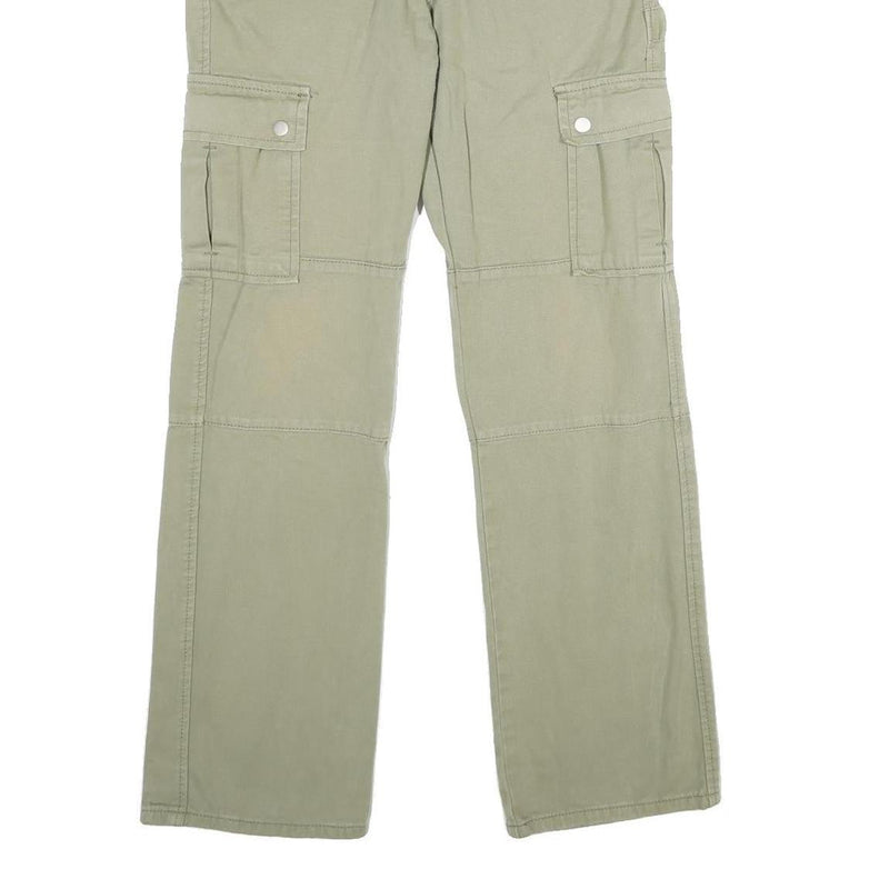 SEE SEE Womens Cotton Khaki Regular Cargo Trousers W28 L30 Utility Casual