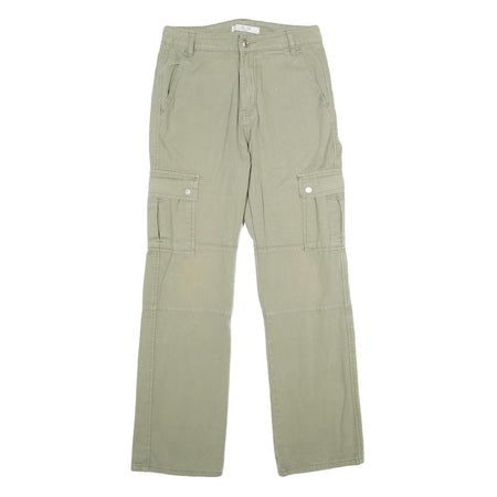 SEE SEE Womens Cotton Khaki Regular Cargo Trousers W28 L30 Utility Casual