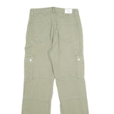 SEE SEE Womens Cotton Khaki Regular Cargo Trousers W28 L30 Utility Casual