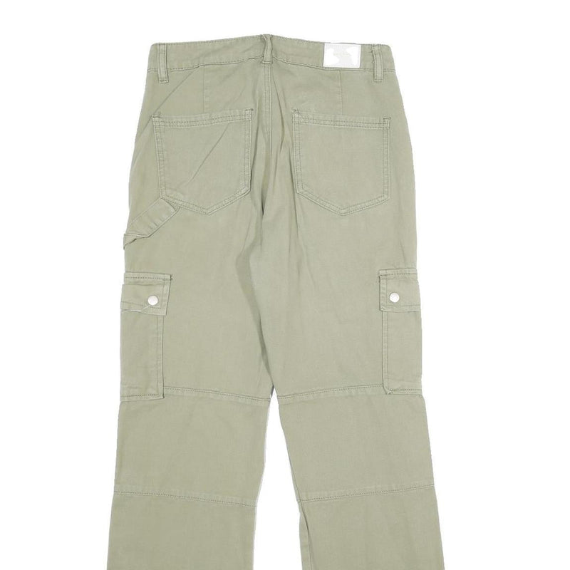 SEE SEE Womens Cotton Khaki Regular Cargo Trousers W28 L30 Utility Casual