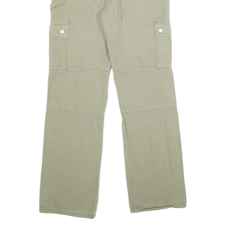 SEE SEE Womens Cotton Khaki Regular Cargo Trousers W28 L30 Utility Casual