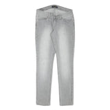 LEVI'S Womens Slim Grey Denim Jeans Zip W29 L29 Stylish Casual Wear
