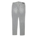 LEVI'S Womens Slim Grey Denim Jeans Zip W29 L29 Stylish Casual Wear