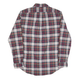 RALPH LAUREN Mens Red Green & White Check Shirt M Classic Cotton Blend Button
