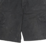 DICKIES Mens Black Cargo Shorts XL W34 Cotton Workwear Casual