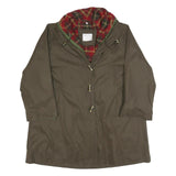 NIXMAR BY LANCETTI Womens Green Jacket L Polyester Blend Plain Button Closure