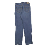 LEVI'S Womens Blue Slim Skinny Denim Raw Jeans W28 L28 Classic Cotton Blend