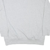 NEW BALANCE Mens Grey 1/4 Zip Sweatshirt XL Cotton Blend Casual Pullover