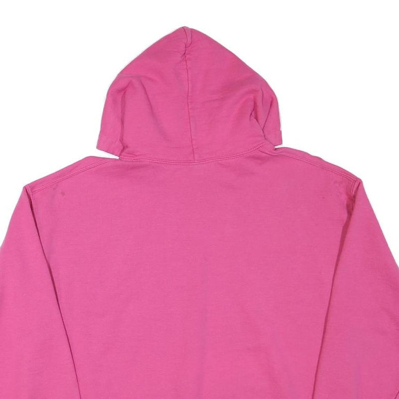 GILDAN Womens Pink Florida United States Pullover Hoodie L Casual Sweatshirt