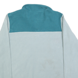 THE NORTH FACE Womens Blue & Light Blue Plain Pullover Crew Neck Jumper M