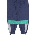 Mens Joggers Navy Blue & Green Slim Tapered Size S W26 L28 Sportswear Casual