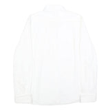 DKNY Mens White Slim Fit Cotton Shirt M Dress Formal Classic Collar
