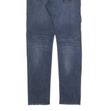CALVIN KLEIN JEANS Mens Blue Slim Skinny Denim W33 L32 Zip Cotton Blend Stretch