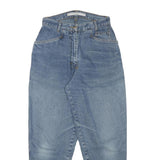 S OLIVER Womens Jeans Blue Relaxed Tapered Denim Medium W26 L26 Embroidered
