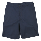 DICKIES Mens Shorts Blue Casual L W36 Classic Polyester Blend Workwear