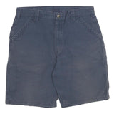 CARHARTT Mens Shorts Blue Workwear Cargo Cotton Blend 3XL W38 Durable