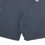 CARHARTT Mens Shorts Blue Workwear Cargo Cotton Blend 3XL W38 Durable