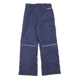 COLUMBIA Lined Womens Navy Relaxed Straight Trousers W25 L25 Outdoor Winter