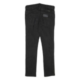 WRANGLER Womens Black Slim Skinny Denim Medium W27 L26 Zip Cotton Blend Jeans