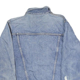 EXTRA Womens Blue Denim Cotton Button Jacket XS Classic Fit Casual