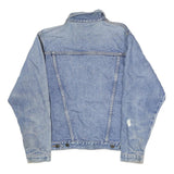 EXTRA Womens Blue Denim Cotton Button Jacket XS Classic Fit Casual