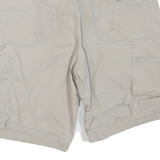 CARHARTT Mens Shorts Beige Casual Relaxed Fit L W36 Workwear Utility Pockets