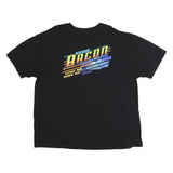 Mens Black Brady II Bacon Graphic T-Shirt 2XL Short Sleeve Crew Neck Racing