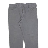 CARHARTT Mens Cotton Blend Grey Relaxed Fit Straight Trousers W40 L34 Workwear
