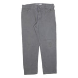 CARHARTT Mens Cotton Blend Grey Relaxed Fit Straight Trousers W40 L34 Workwear