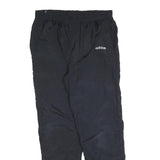ADIDAS Mens Joggers Black M W32 L30 Polyester Blend Regular Fit Tapered Leg
