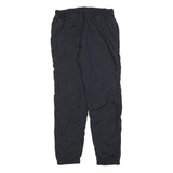 ADIDAS Mens Joggers Black M W32 L30 Polyester Blend Regular Fit Tapered Leg