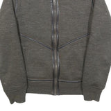 SCHOTT Mens Grey Wool Blend Zip Jacket M Knit Casual Warm Winter Outerwear