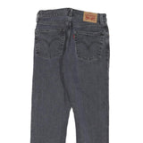 LEVI'S 501 Mens Jeans Black Regular Straight Denim Raw W26 L24 Button Closure