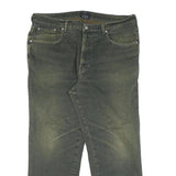 TRUSSARDI Mens Jeans Green Regular Straight Denim Medium W40 L27 Classic Fit