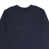 RUSSELL ATHLETIC Mens Navy Blue Cotton Blend Crew Neck XL Sweatshirt Logo Print