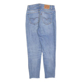 LEVI'S 721 Womens Jeans Blue Regular Skinny Denim Medium W26 L25 Classic Fit Zip