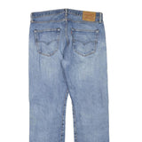LEVI'S 501 Mens Jeans Blue Regular Straight Denim Medium W34 L32 Classic Button