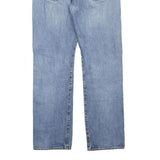 LEVI'S 501 Mens Jeans Blue Regular Straight Denim Medium W34 L32 Classic Button