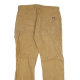 DICKIES Mens Jeans Beige Regular Straight Denim W34 L32 Workwear Utility Pants